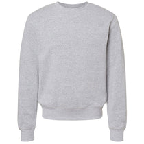 J. America Men's Grey Triblend Triblend Fleece Crewneck Sweatshirt