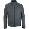 North End Men's Carbon/Black Two-Tone Brush Back Jacket