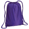 Liberty Bags Purple Boston Drawstring Backpack