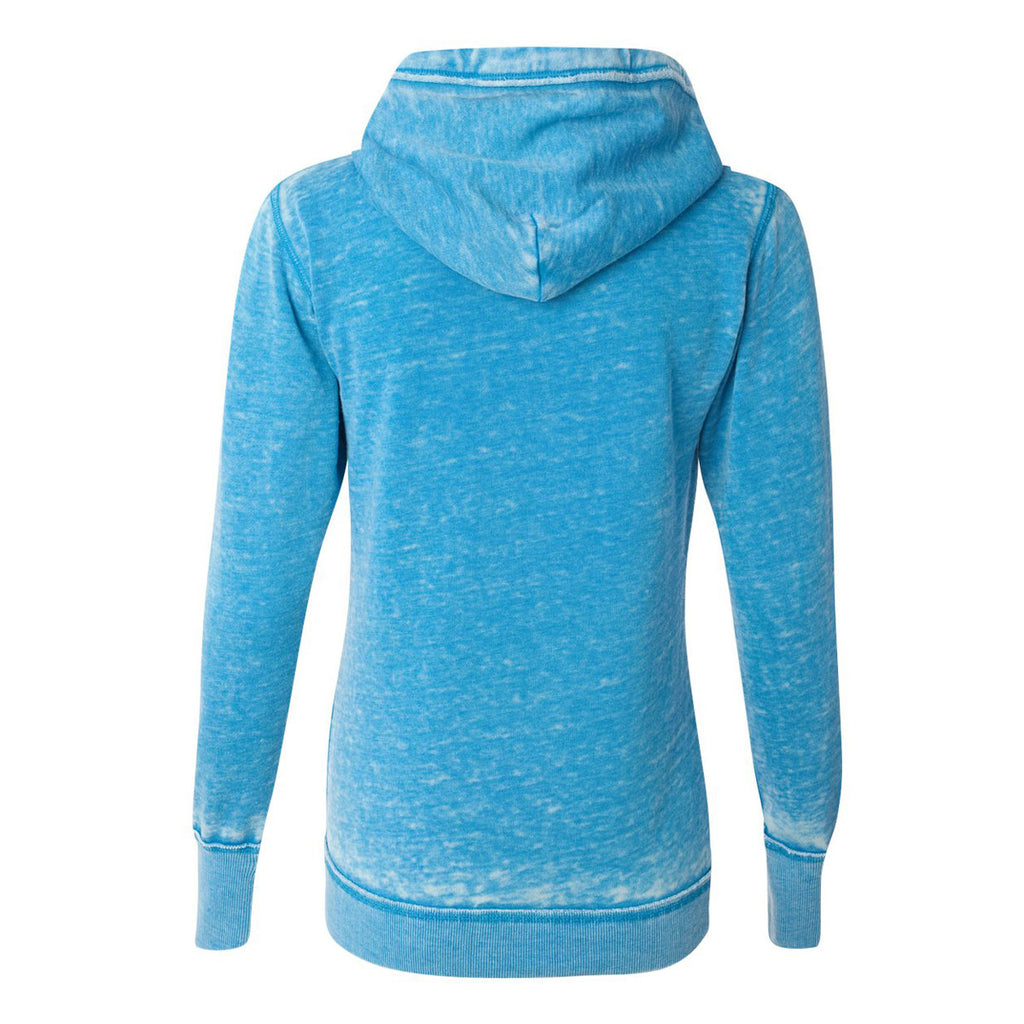 J. America Women's Oceanberry Zen Fleece Full-Zip Hooded Sweatshirt