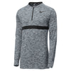 Nike Men's Wolf Grey/Black Seamless Half-Zip Cover-Up