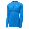 Nike Men's Blue Nebula/Gym Blue Seamless Half-Zip Cover-Up