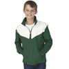 Charles River Youth Forest/White Championship Jacket
