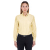 UltraClub Women's Butter Classic Wrinkle-Resistant Long-Sleeve Oxford