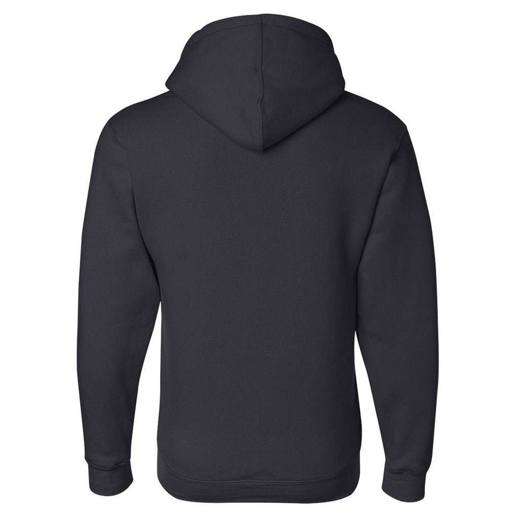 Bayside Men's Navy USA-Made Full Zip Hooded Sweatshirt
