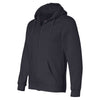 Bayside Men's Navy USA-Made Full Zip Hooded Sweatshirt