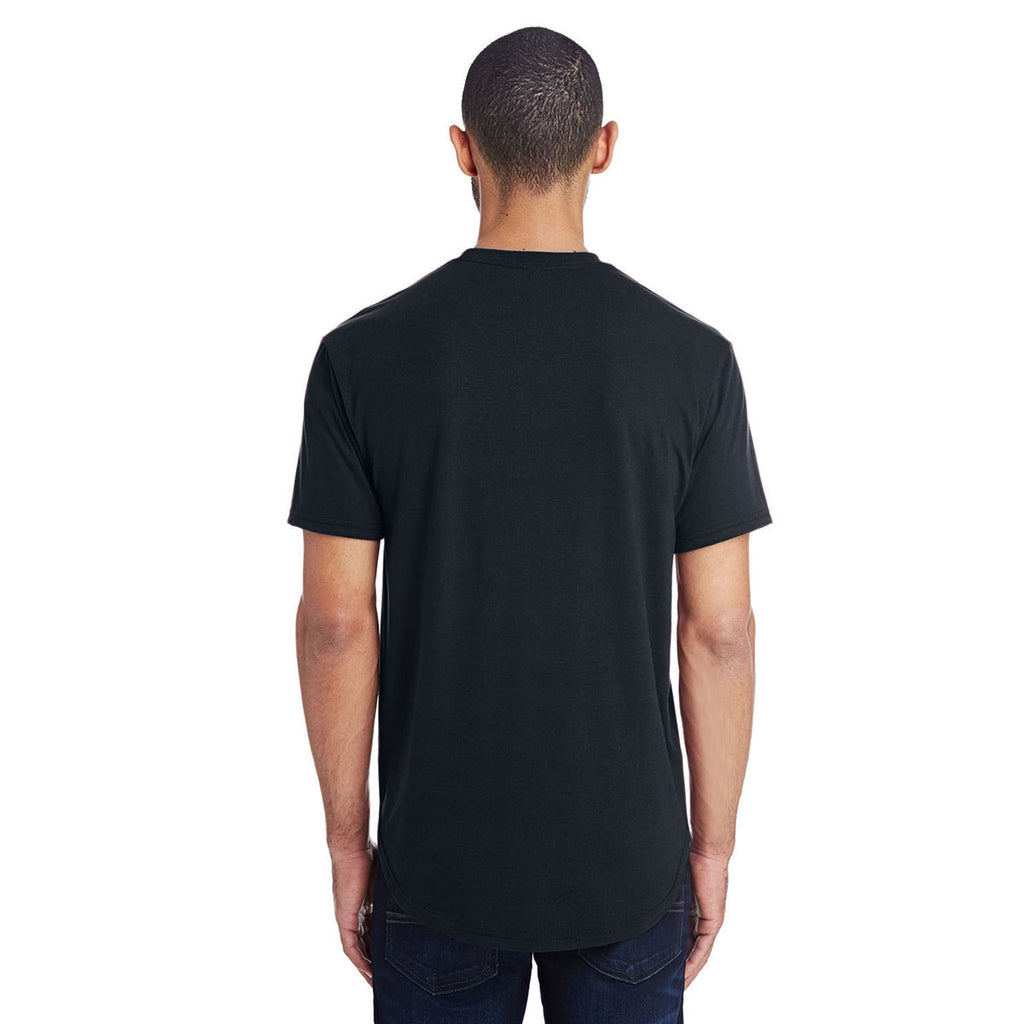Anvil Men's Black Curve T-Shirt