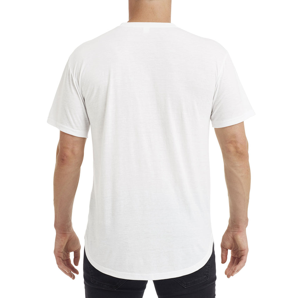Anvil Men's White Curve T-Shirt