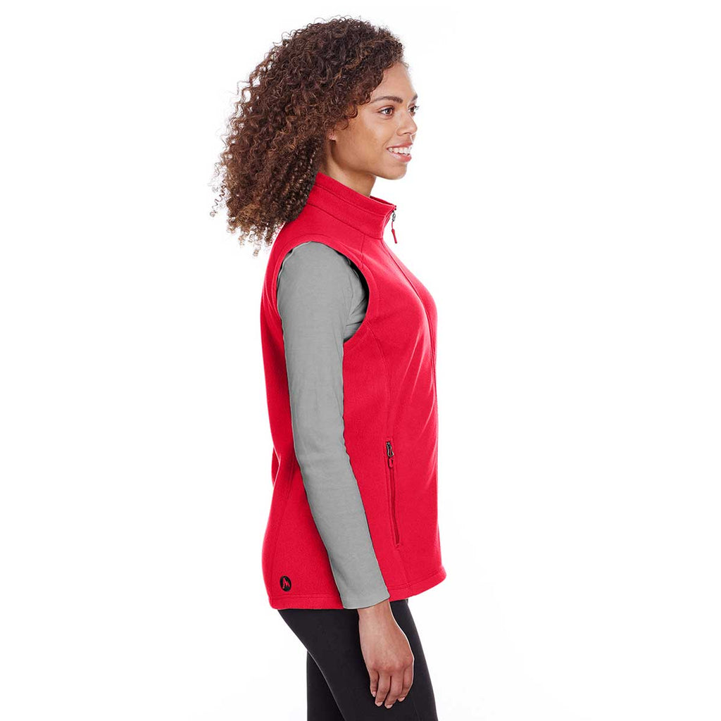 Marmot Women's Team Red Rocklin Fleece Vest