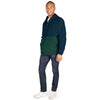 Charles River Unisex Navy/Forest Color Blocked Pack-N-Go Pullover