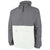 Charles River Unisex Grey/White Color Blocked Pack-N-Go Pullover