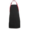 Edwards Black with Red Color Blocked Bib Apron