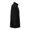 Vantage Men's Black 1/4-Zip Flat-Back Rib Pullover
