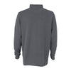 Vantage Men's Grey Heather 1/4-Zip Flat-Back Rib Pullover