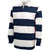 Charles River Men's Navy/White Classic Rugby Shirt