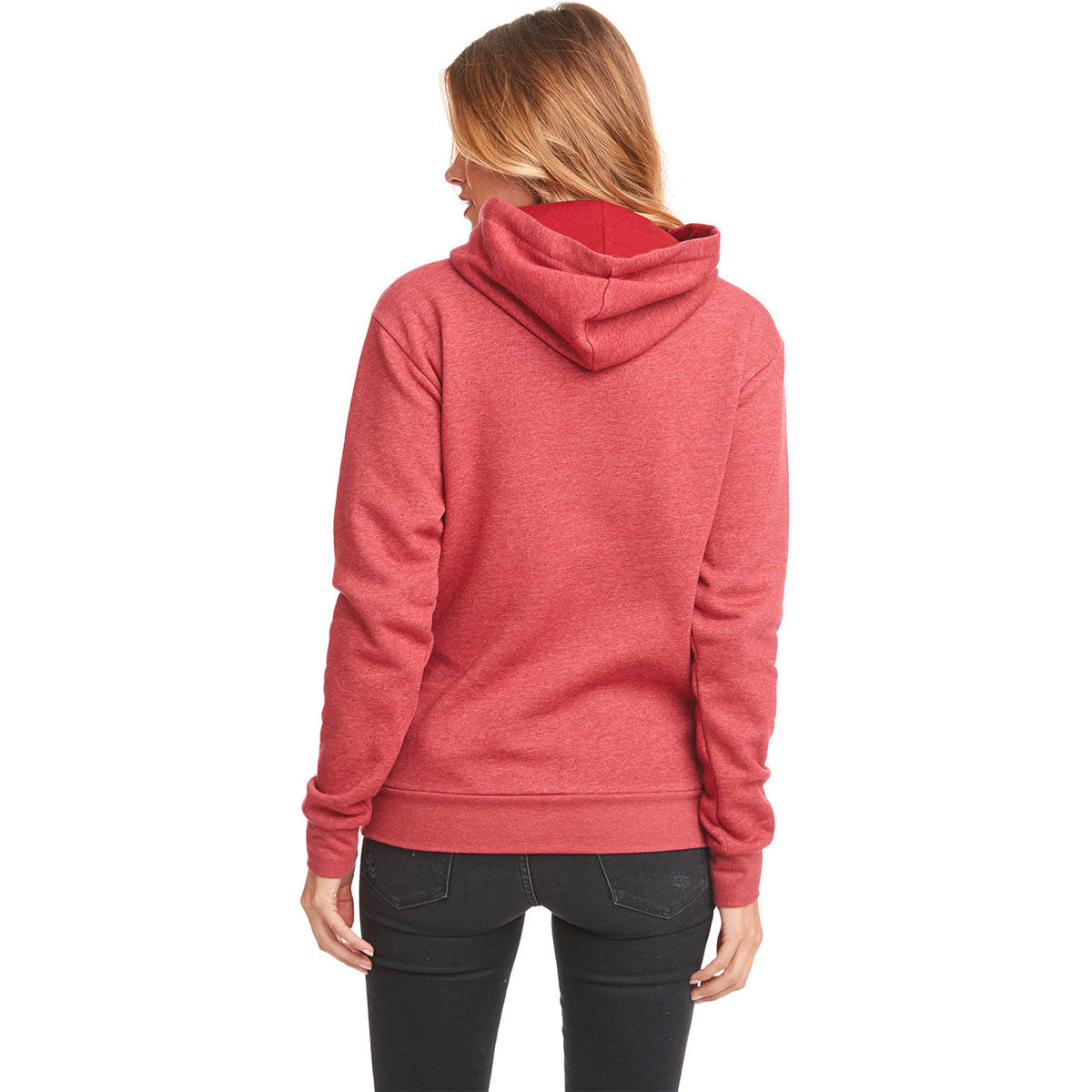 Next Level Unisex Heather Cardinal Classic PCH Pullover Hooded Sweatshirt