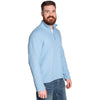 Charles River Men's Chambray Waffle Quarter Zip Pullover