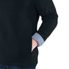 Charles River Men's Black Franconia Quilted Pullover