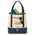 Gemline Navy Blue/Natural Coastal Cotton Insulated Tote