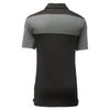Nike Men's Black/Dark Grey Colorblock Polo