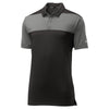 Nike Men's Black/Dark Grey Colorblock Polo
