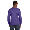 Anvil Men's Heather Purple Lightweight Long-Sleeve T-Shirt
