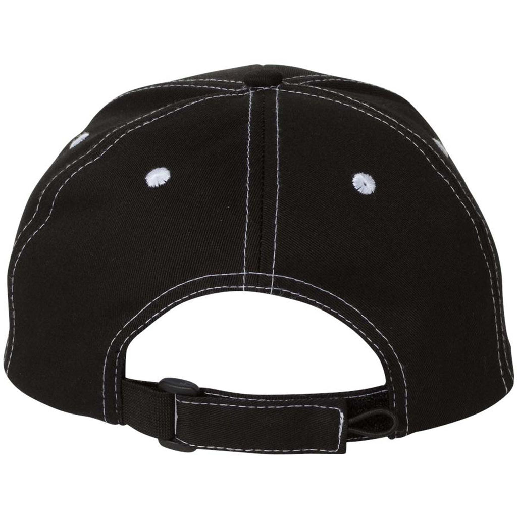 Sportsman Black Tri-Color Cap