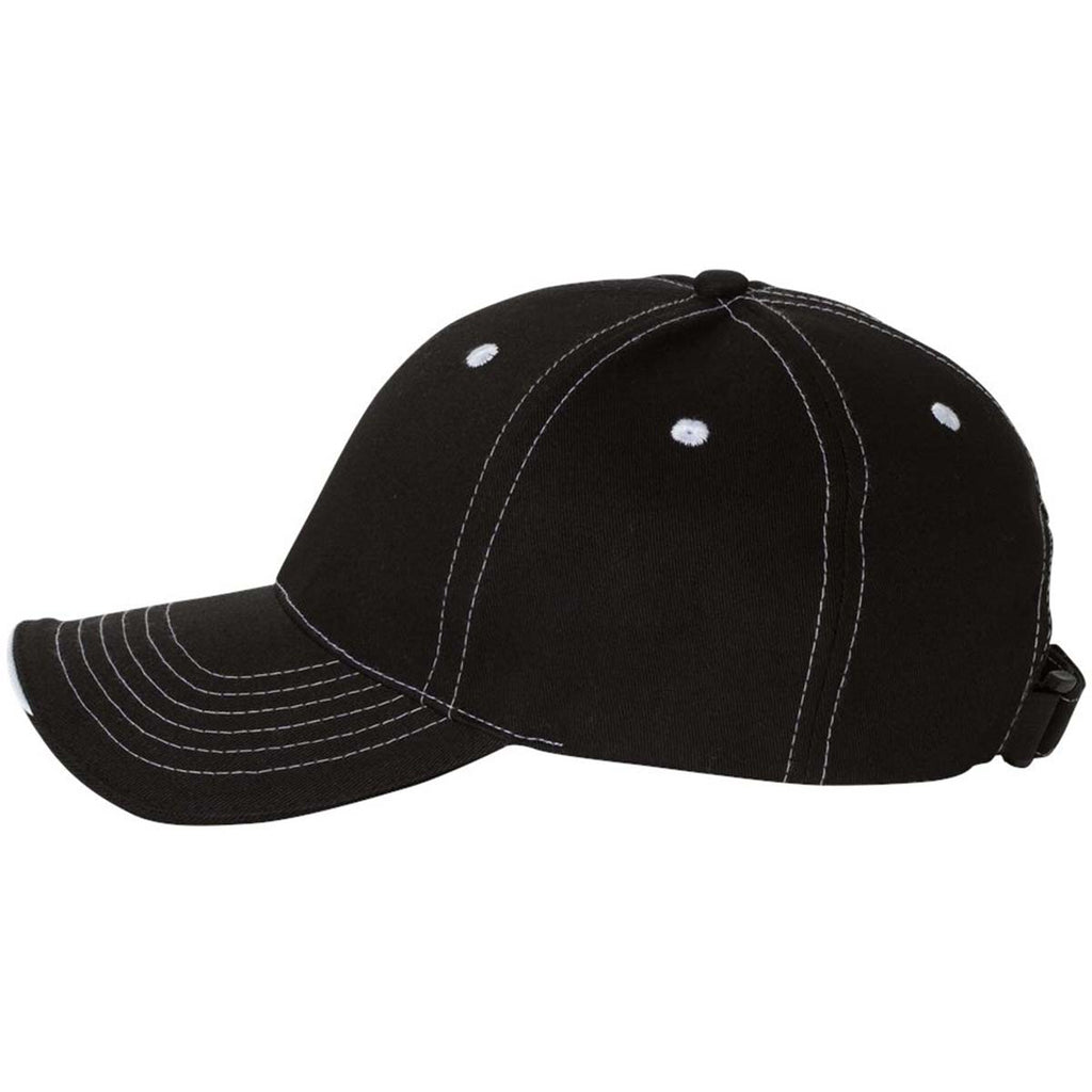 Sportsman Black Tri-Color Cap