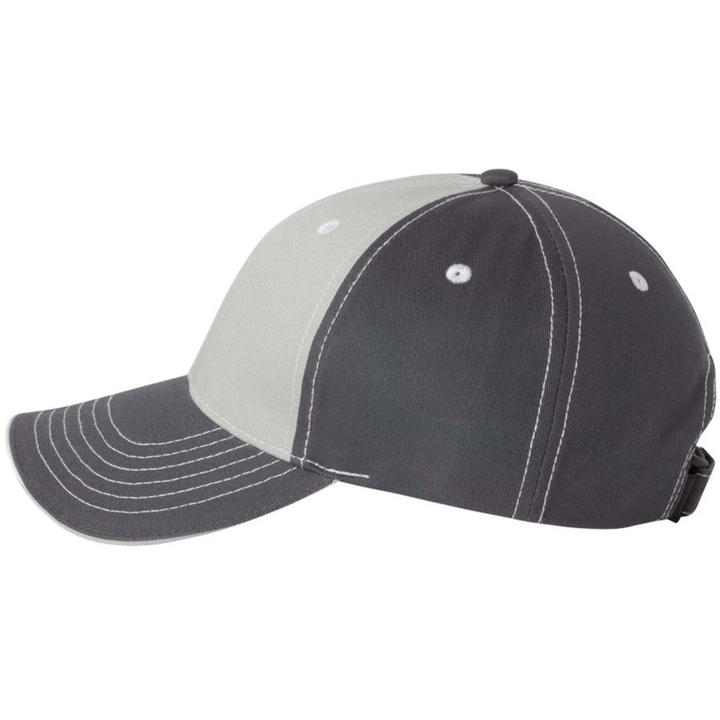 Sportsman Grey/Charcoal Tri-Color Cap