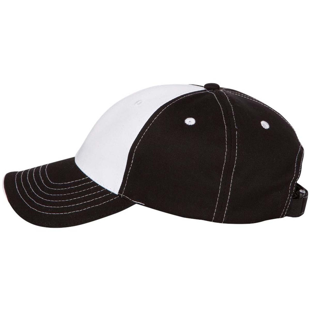 Sportsman White/Black Tri-Color Cap