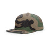 Richardson Green Camo Street Pinch Front Structured Snapback Cap