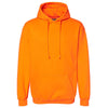 Bayside Men's Bright Orange USA-Made Hooded Sweatshirt