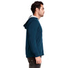 Next Level Midnight Navy/Heather Grey Adult French Terry Zip Hoody