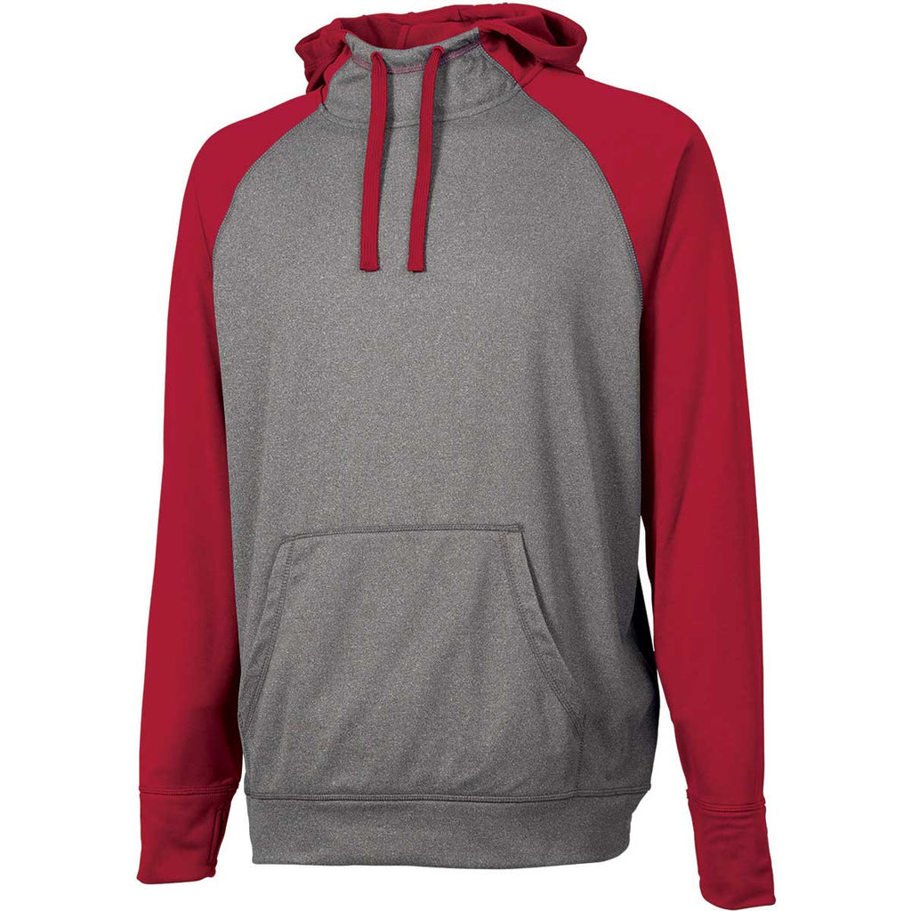Charles River Men's Red/Heather Field Sweatshirt
