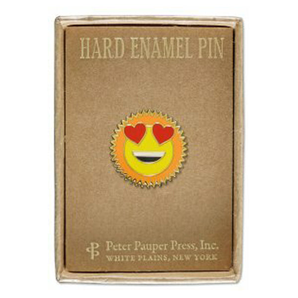 Heart Eyes Hard Enamel Pin (Miniature Edition)