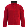 Landway Men's Red Newport Full Zip Fleece Jacket