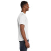 Anvil Men's White Lightweight V-Neck T-Shirt