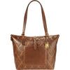 Cutter & Buck Brown Bainbridge Quilted Leather Tote