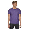 Anvil Men's Heather Purple/True Purple Lightweight Ringer T-Shirt