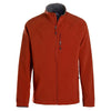 Landway Men's Burnt Orange/Charcoal Matrix Soft Shell Jacket