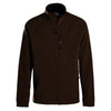 Landway Men's Chocolate/Black Matrix Soft Shell Jacket