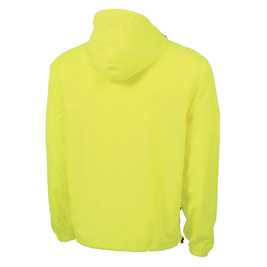 Charles River Men's Neon Yellow Pack-N-Go Pullover