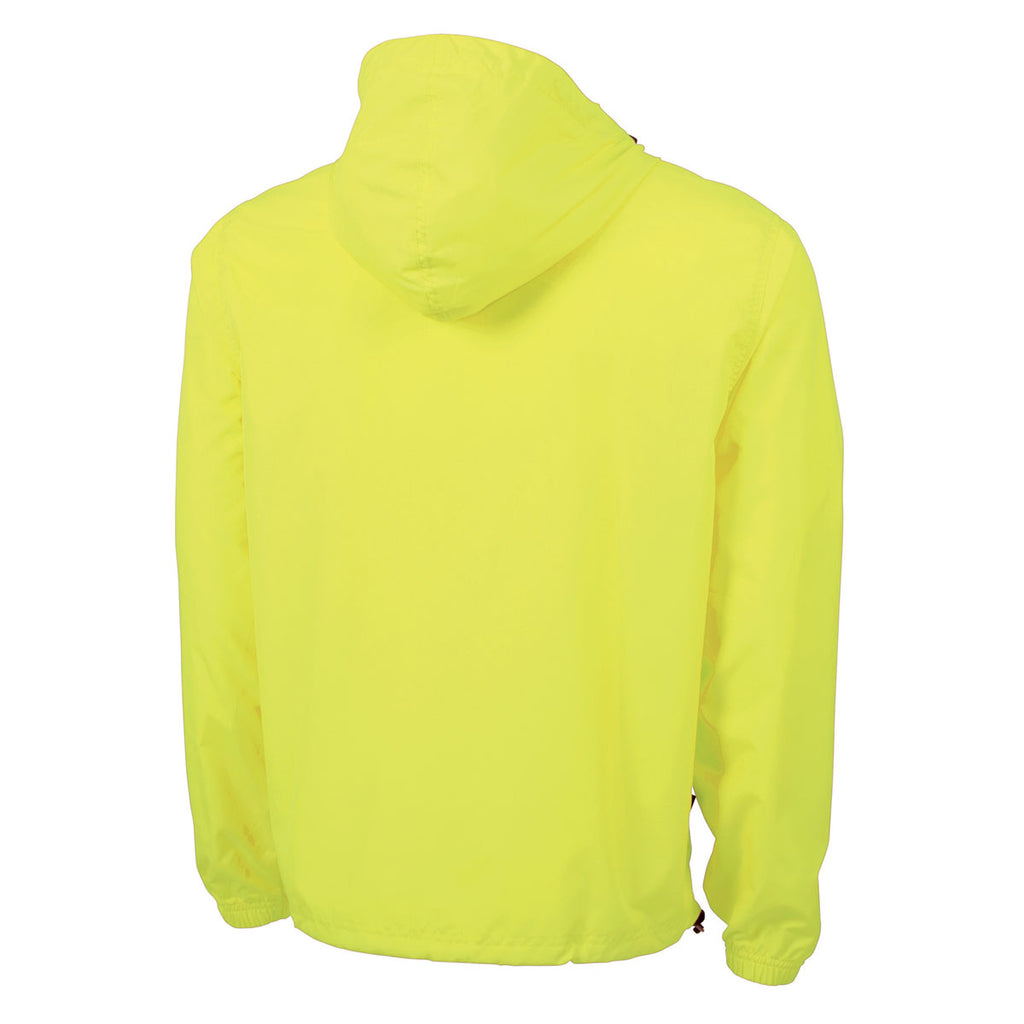 Charles River Men's Neon Yellow Pack-N-Go Pullover