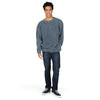 Charles River Men's Denim Camden Crew Neck Sweatshirt