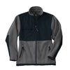 Charles River Men's Charcoal Heather/Black Evolux Fleece Jacket
