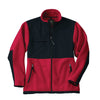 Charles River Men's Red/Black Evolux Fleece Jacket