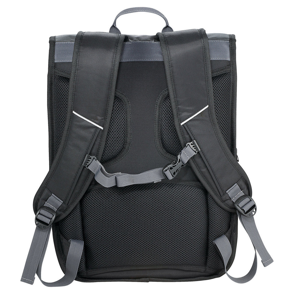 Kenneth Cole Reaction Flapover Black Compu - Backpack