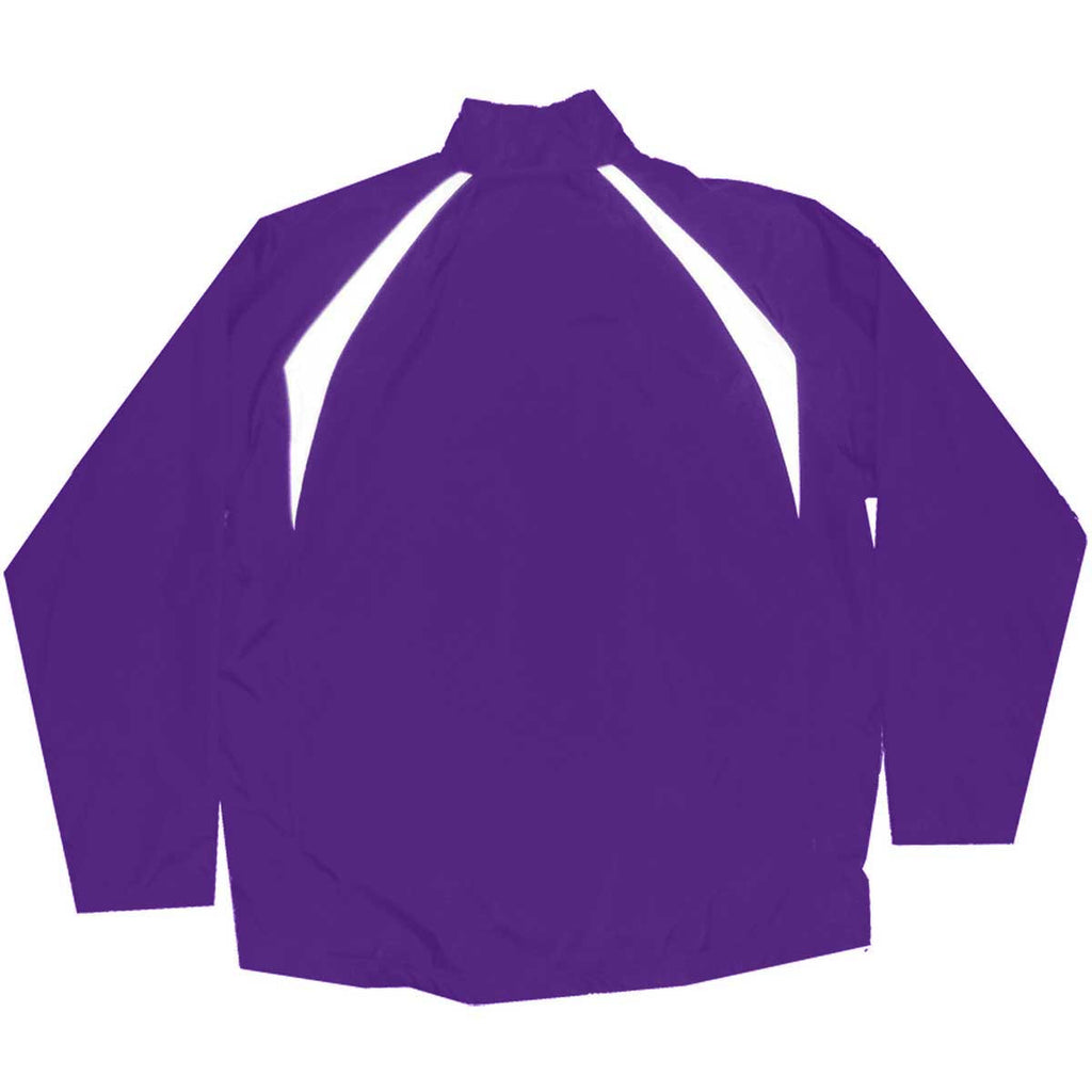 Charles River Men's Purple/White Teampro Jacket