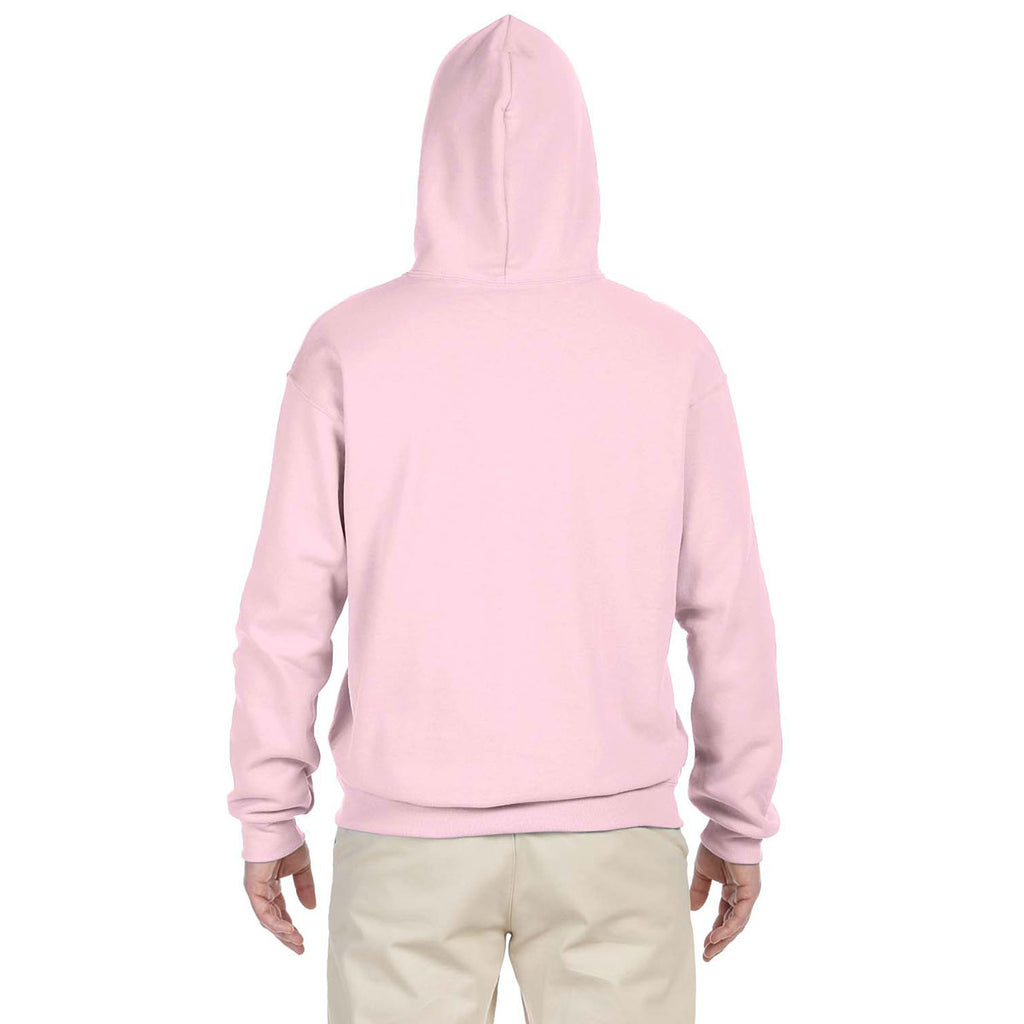 Jerzees Men's Classic Pink 8 Oz. Nublend Fleece Pullover Hood
