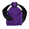 Charles River Men's Purple/White/Black Olympian Jacket